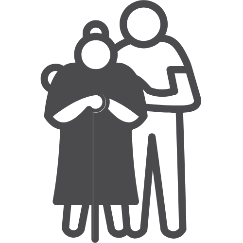 Care Workers icon (grey)